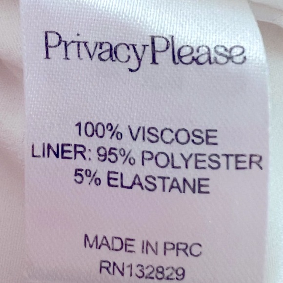 Privacy Please Lomax White Button Down MIDI Dress Size M - Picture 4 of 5